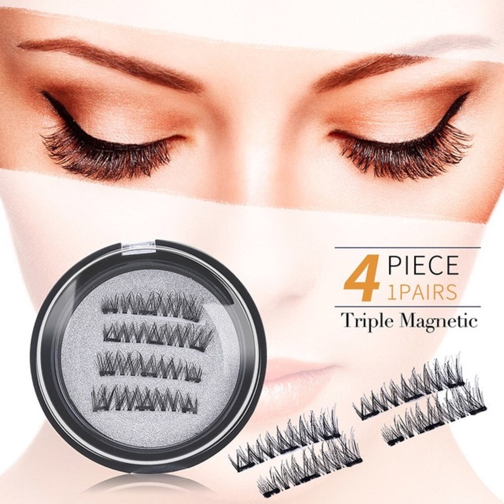 Triple Magnetic Eyelashes NWT